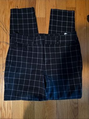 NWOT Old Navy Black and White Checkered Pants